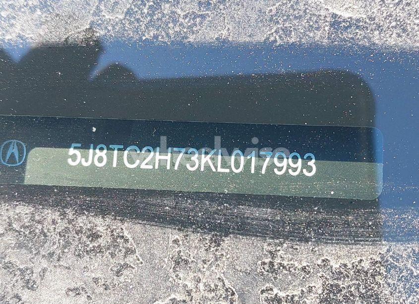 Photo 9 of 2019 Acura Rdx ADVANCE PACKAGE (VIN 5J8TC2H73KL017993)