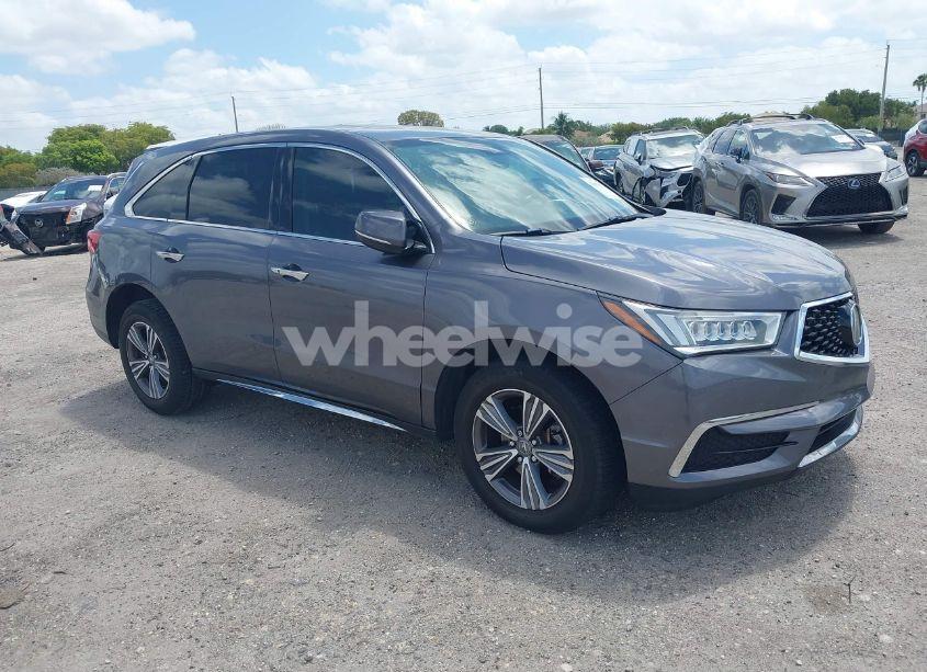 2019 Acura Mdx STANDARD (VIN 5J8YD3H35KL012428) main photo