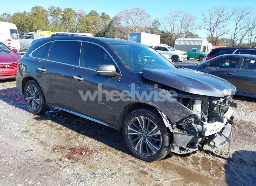 2019 Acura Mdx TECH PKG (VIN 5J8YD3H53KL000697) main photo