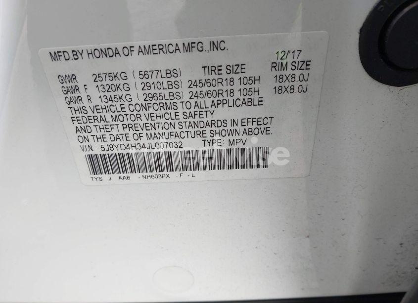 Photo 9 of 2018 Acura Mdx (VIN 5J8YD4H34JL007032)
