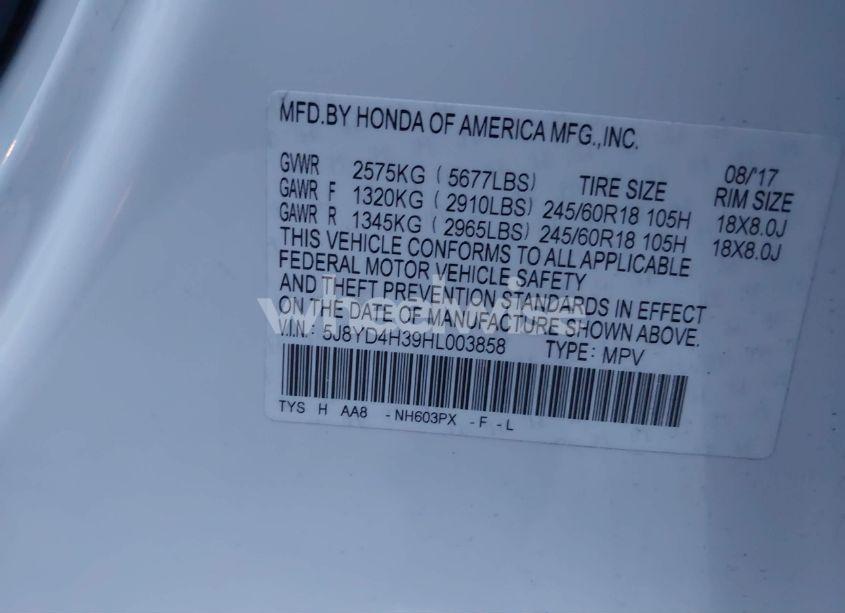 Photo 9 of 2017 Acura Mdx (VIN 5J8YD4H39HL003858)