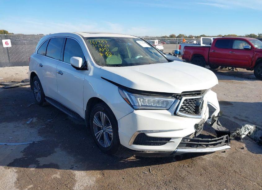 2019 Acura Mdx STANDARD (VIN 5J8YD4H3XKL030848) main photo