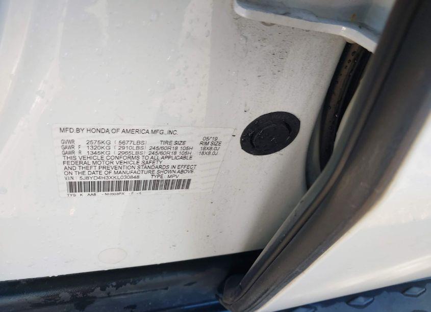 Photo 9 of 2019 Acura Mdx STANDARD (VIN 5J8YD4H3XKL030848)