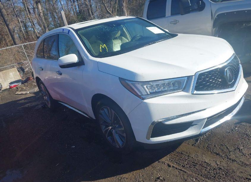 2018 Acura Mdx TECHNOLOGY PACKAGE ACURAWATCH PLUS PKG (VIN 5J8YD4H55JL029414) main photo
