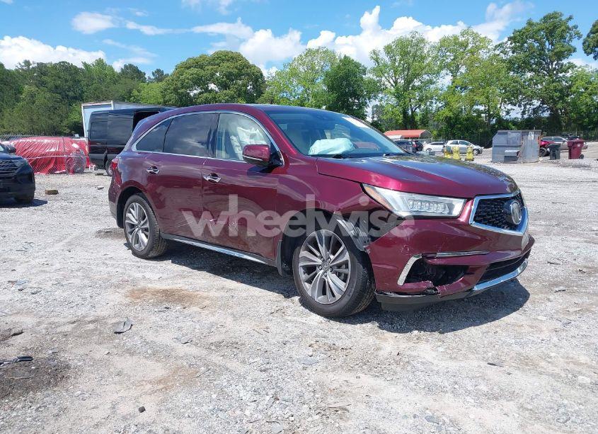 2018 Acura Mdx TECHNOLOGY PACKAGE ACURAWATCH PLUS PKG (VIN 5J8YD4H58JL013823) main photo