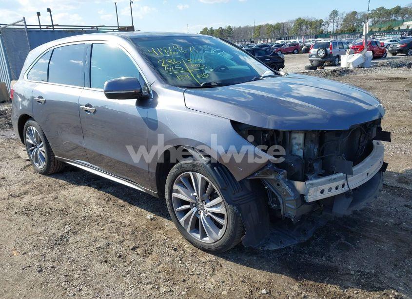 2017 Acura Mdx TECHNOLOGY PACKAGE (VIN 5J8YD4H59HL007233) main photo
