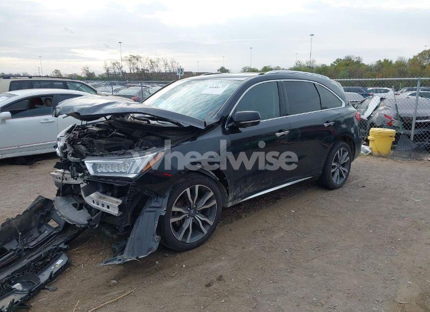 Photo 2 of 2019 Acura Mdx ADVANCE PKG (VIN 5J8YD4H86KL003836)