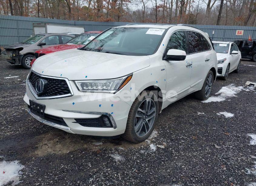 Photo 2 of 2019 Acura Mdx SPORT HYBRID ADVANCE PACKAGE (VIN 5J8YD7H77KL000596)