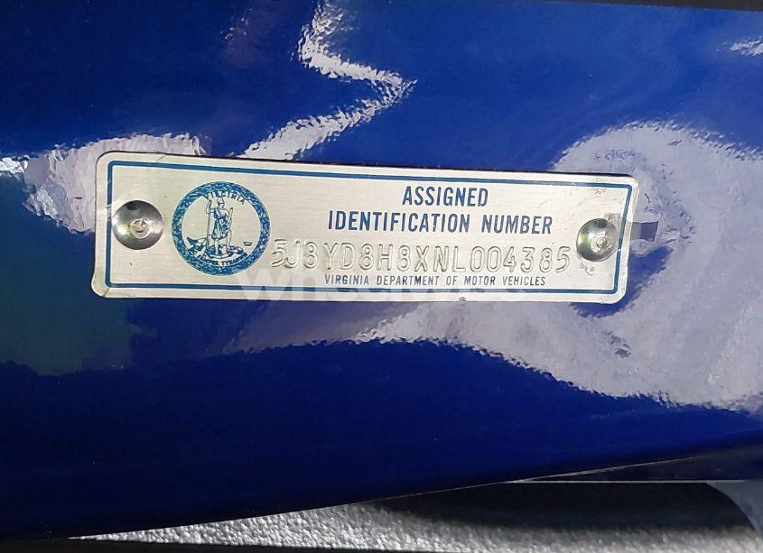 Photo 9 of 2022 Acura Mdx TYPE S W/ADVANCE PACKAGE (VIN 5J8YD8H8XNL004385)