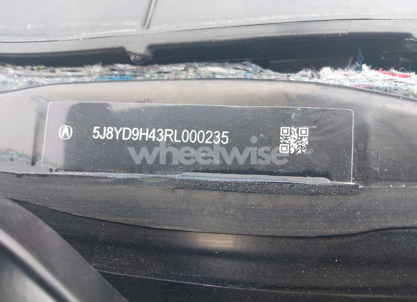 Photo 9 of 2024 Acura Mdx TECHNOLOGY PACKAGE (VIN 5J8YD9H43RL000235)