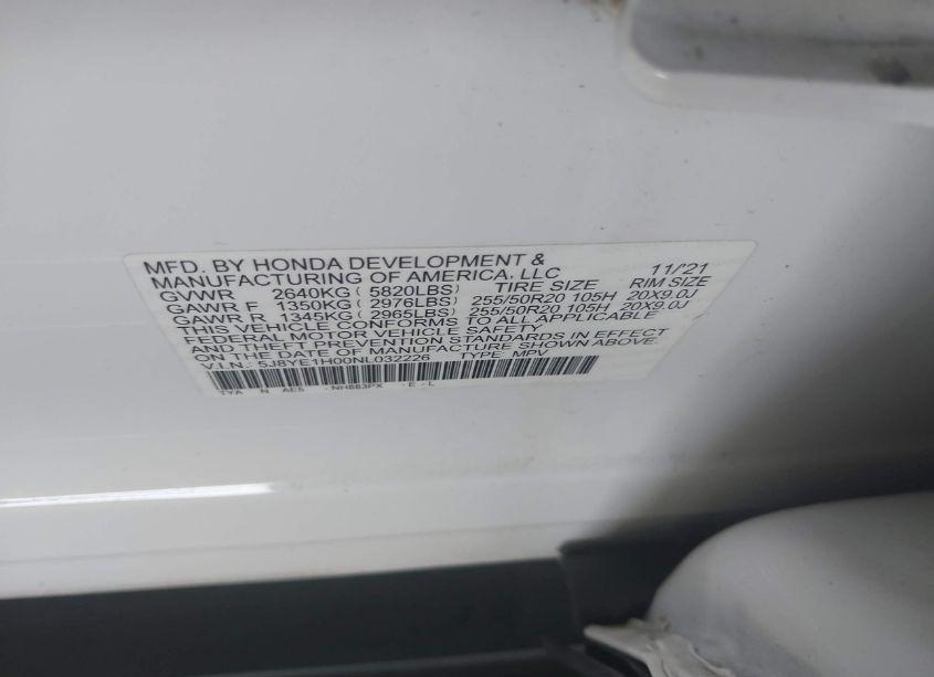 Photo 9 of 2022 Acura Mdx A-SPEC PACKAGE (VIN 5J8YE1H00NL032226)