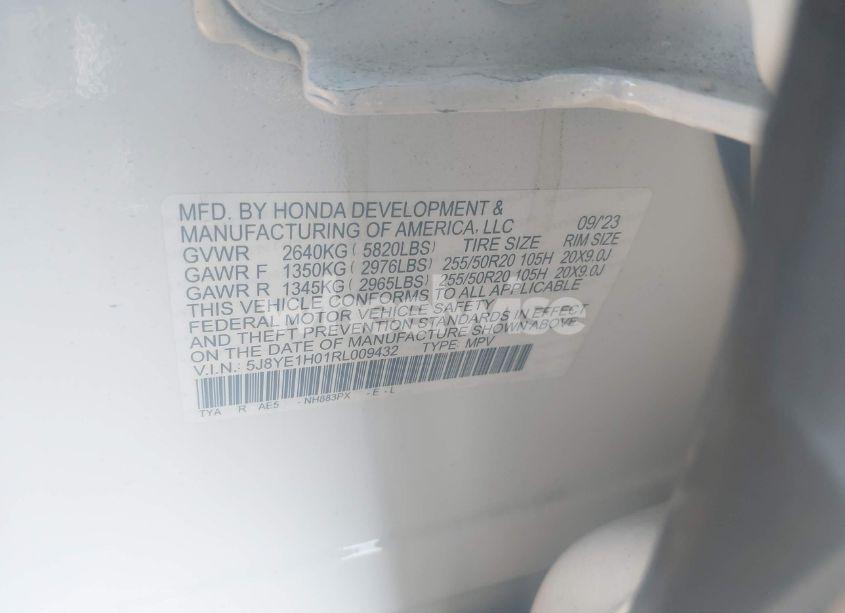 Photo 9 of 2024 Acura Mdx A-SPEC (VIN 5J8YE1H01RL009432)