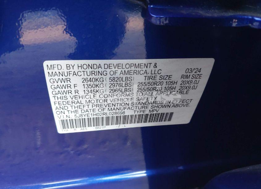Photo 9 of 2024 Acura Mdx A-SPEC (VIN 5J8YE1H02RL028698)