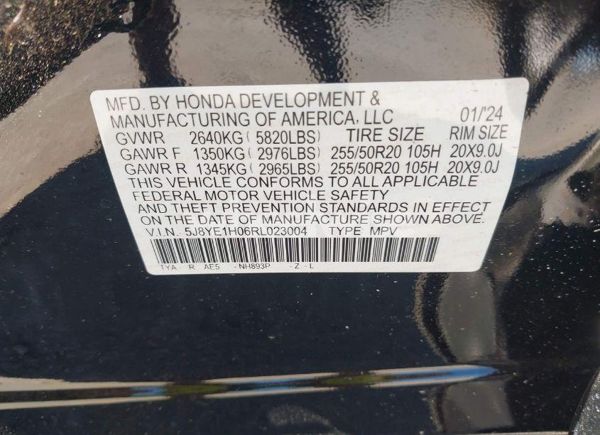 Photo 9 of 2024 Acura Mdx A-SPEC (VIN 5J8YE1H06RL023004)