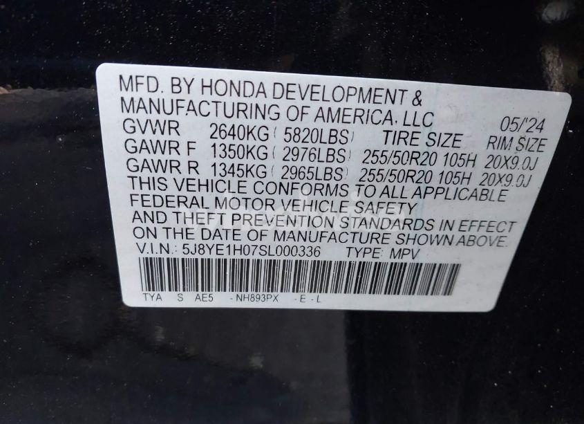 Photo 9 of 2025 Acura Mdx A-SPEC (VIN 5J8YE1H07SL000336)