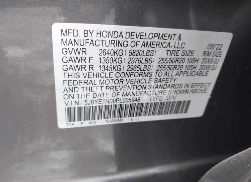 Photo 9 of 2023 Acura Mdx A-SPEC (VIN 5J8YE1H09PL005948)