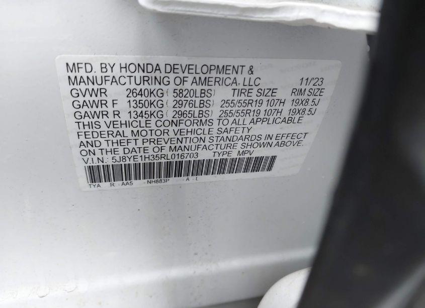 Photo 9 of 2024 Acura Mdx STANDARD (VIN 5J8YE1H35RL016703)