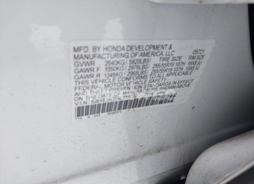 Photo 9 of 2022 Acura Mdx STANDARD (VIN 5J8YE1H39NL016732)