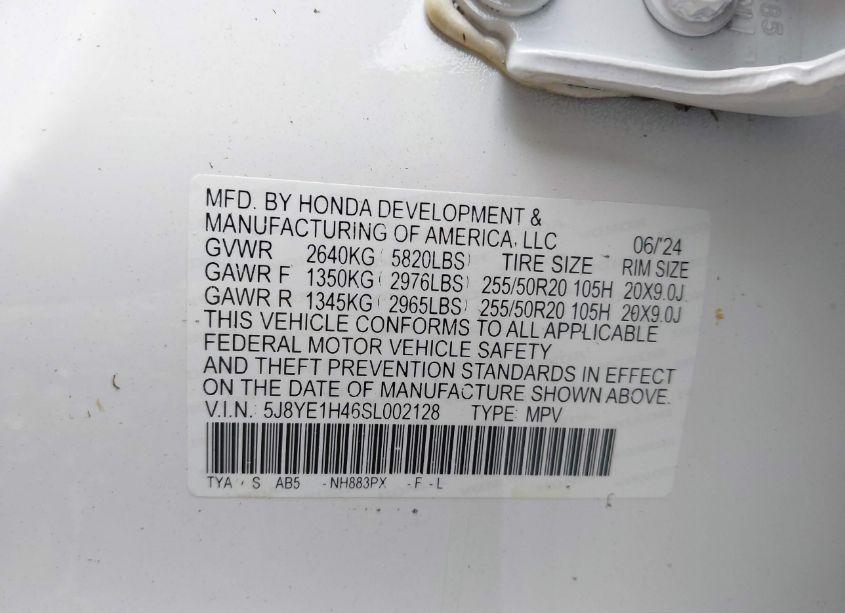 Photo 9 of 2025 Acura Mdx TECHNOLOGY PACKAGE (VIN 5J8YE1H46SL002128)