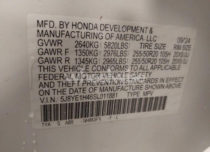 Photo 9 of 2025 Acura Mdx TECHNOLOGY PACKAGE (VIN 5J8YE1H46SL011881)