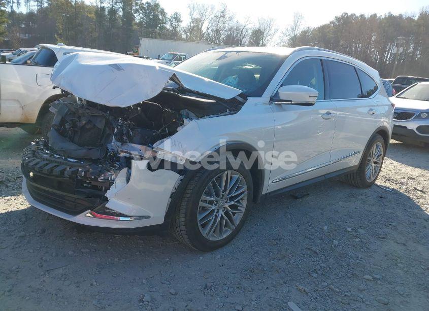 Photo 2 of 2022 Acura Mdx ADVANCE PACKAGE (VIN 5J8YE1H82NL034730)