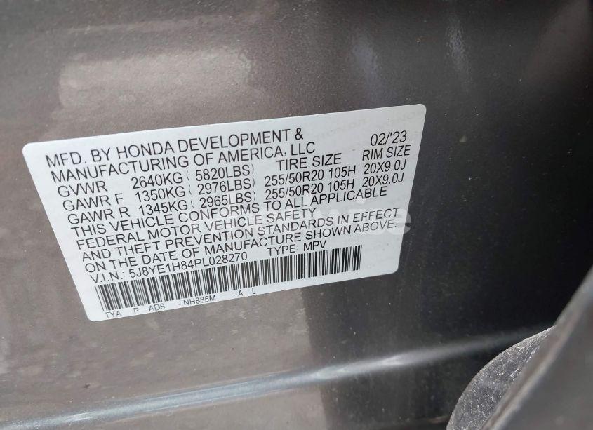 Photo 9 of 2023 Acura Mdx ADVANCE PACKAGE (VIN 5J8YE1H84PL028270)