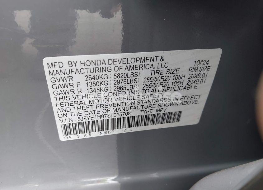 Photo 9 of 2025 Acura Mdx A-SPEC ADVANCE PACKAGE (VIN 5J8YE1H97SL015708)