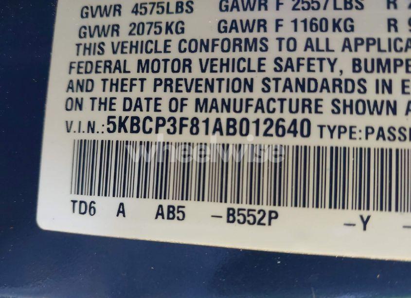 Photo 9 of 2010 Honda Accord 3.5 EX-L (VIN 5KBCP3F81AB012640)