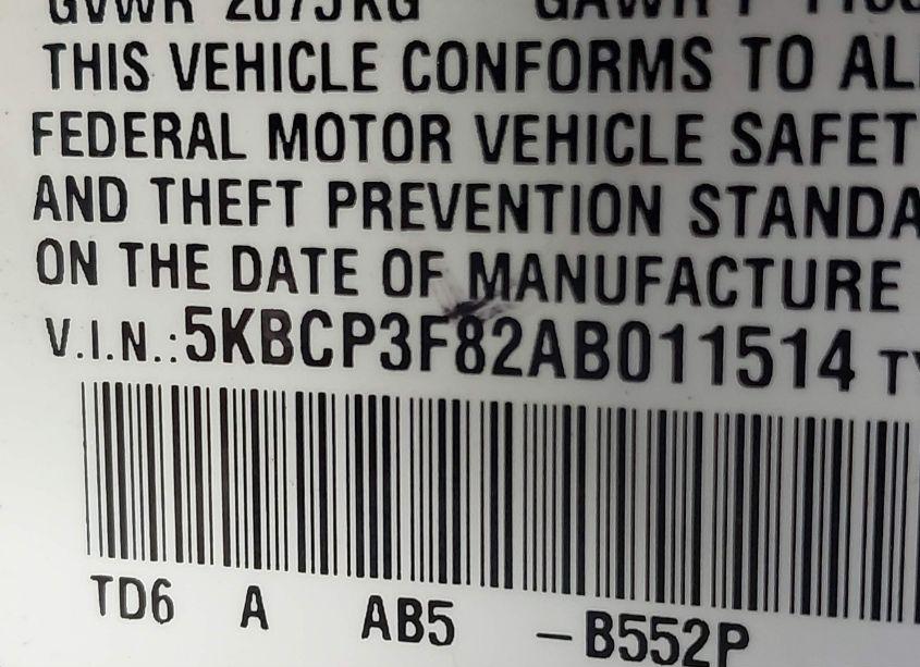 Photo 9 of 2010 Honda Accord 3.5 EX-L (VIN 5KBCP3F82AB011514)