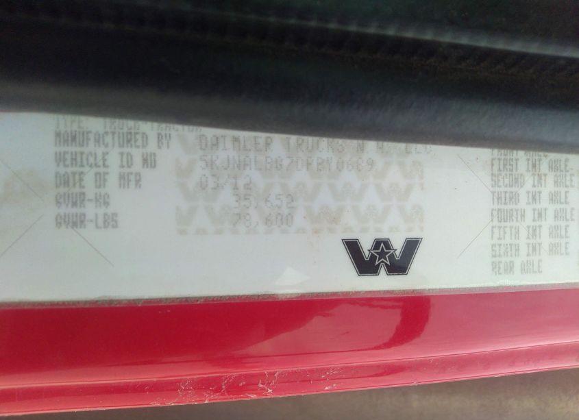 Photo 9 of 2013 Western Star/auto CAR 4900 4900SA (VIN 5KJNALBG7DPBY0689)