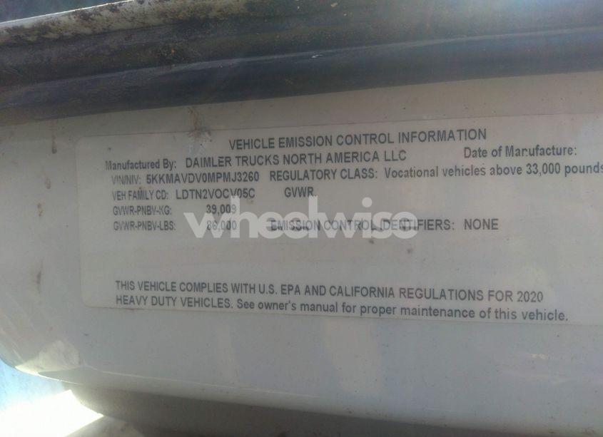 Photo 9 of 2021 Western Star 4700 SET FORWARD AXLE (VIN 5KKMAVDV0MPMJ3260)