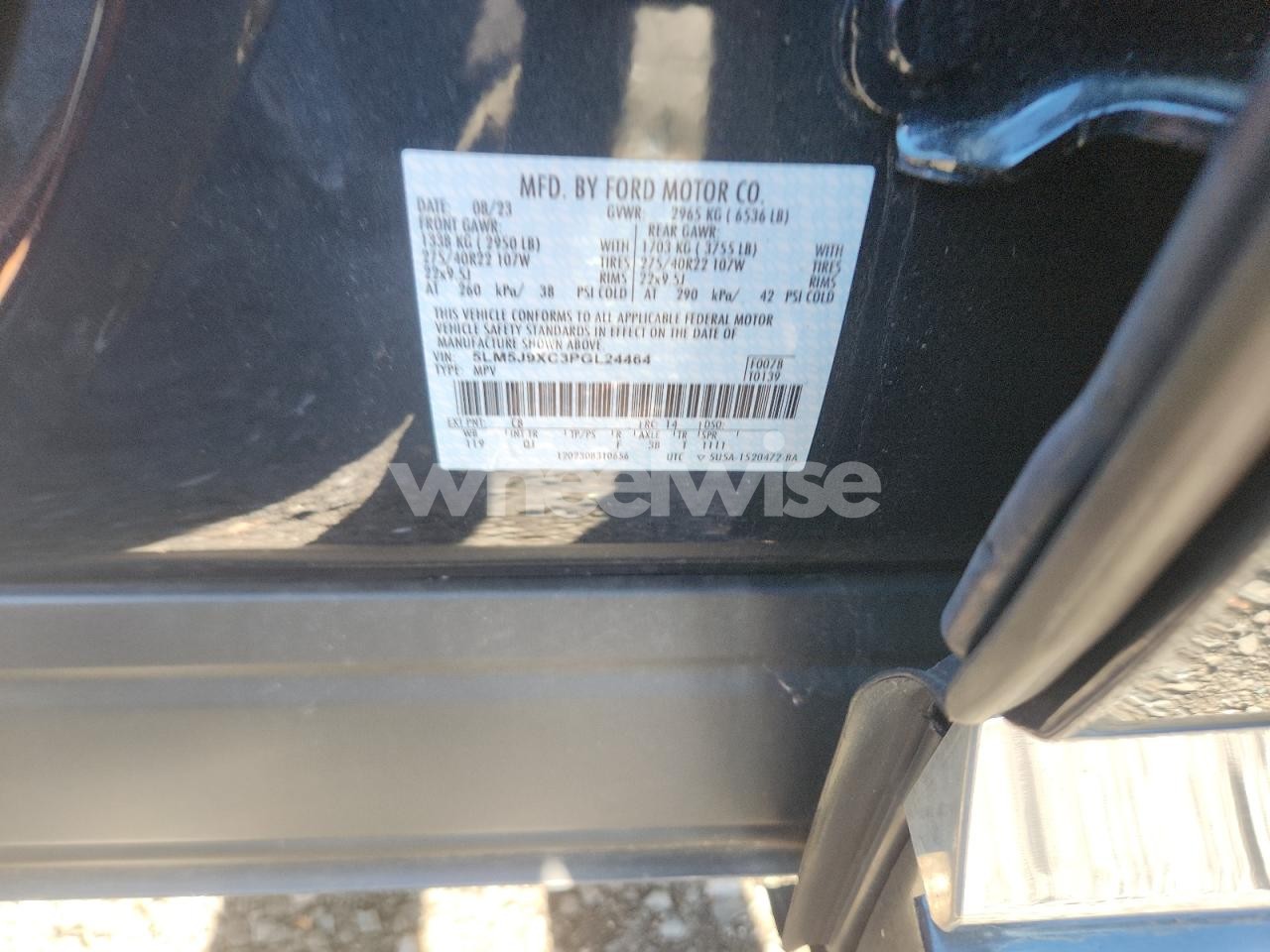 Photo 13 of 2023 LINCOLN AVIATOR BLACK LABEL (VIN 5LM5J9XC3PGL24464)