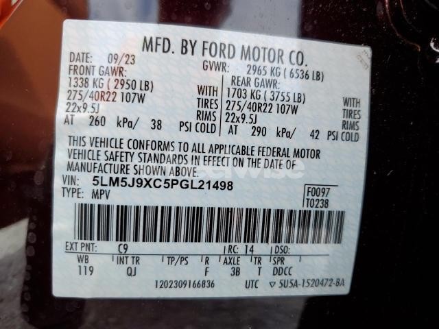 Photo 4 of 2023 LINCOLN AVIATOR BLACK LABEL (VIN 5LM5J9XC5PGL21498)