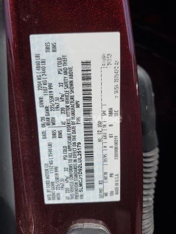 Photo 10 of 2020 LINCOLN CORSAIR (VIN 5LMCJ1D92LUL25179)