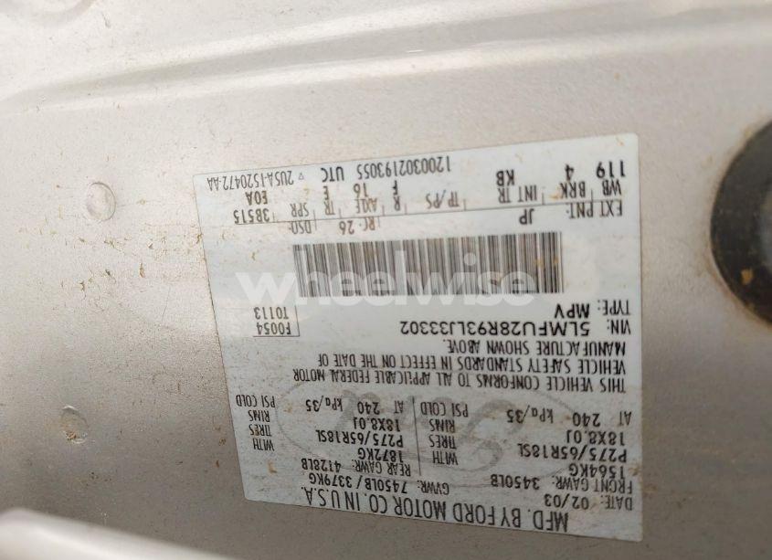 Photo 9 of 2003 Lincoln Navigator (VIN 5LMFU28R93LJ33302)