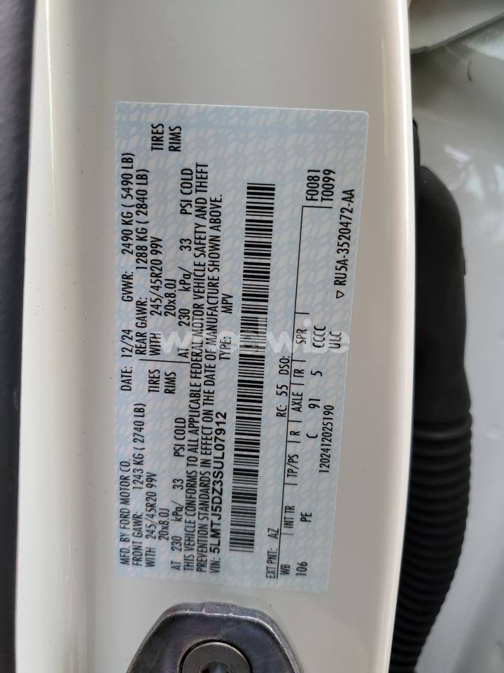 Photo 13 of 2025 LINCOLN CORSAIR GRAND TOURING (VIN 5LMTJ5DZ3SUL07912)