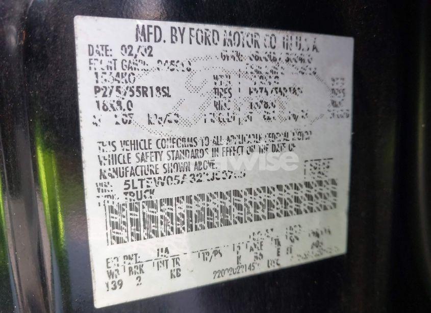 Photo 9 of 2002 Lincoln Blackwood N/A (VIN 5LTEW05A32KJ00765)