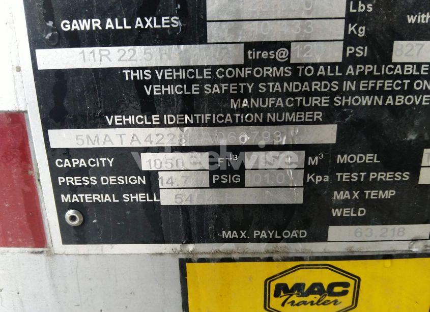 Photo 9 of 2023 Mac Trailer MFG UNKNOWN (VIN 5MATA4228PA066793)