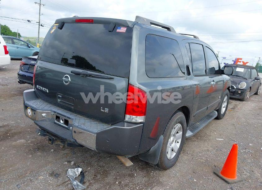 Photo 4 of 2005 Nissan Armada LE (VIN 5N1AA08AX5N731295)