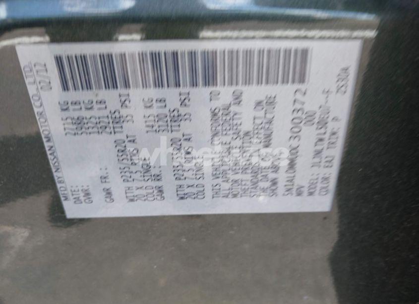 Photo 9 of 2013 Infiniti Jx35 (VIN 5N1AL0MM0DC300372)