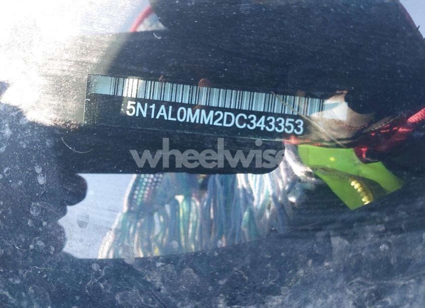 Photo 9 of 2013 Infiniti Jx35 (VIN 5N1AL0MM2DC343353)