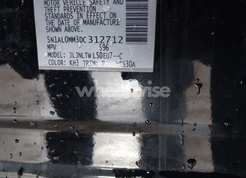 Photo 9 of 2013 Infiniti Jx35 (VIN 5N1AL0MM3DC312712)