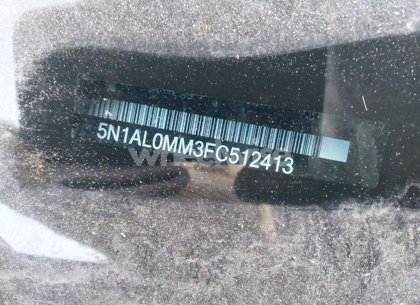 Photo 17 of 2015 Infiniti Qx60 (VIN 5N1AL0MM3FC512413)