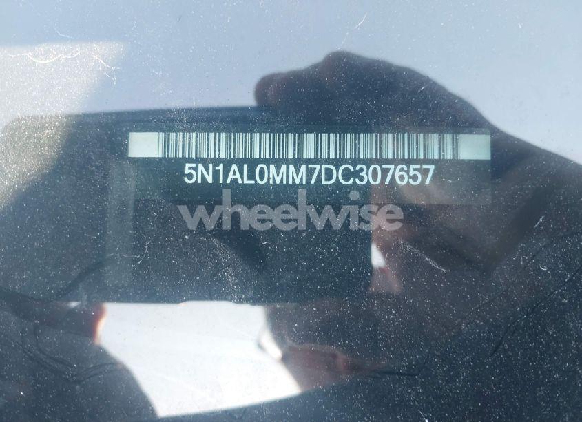 Photo 9 of 2013 Infiniti Jx35 (VIN 5N1AL0MM7DC307657)