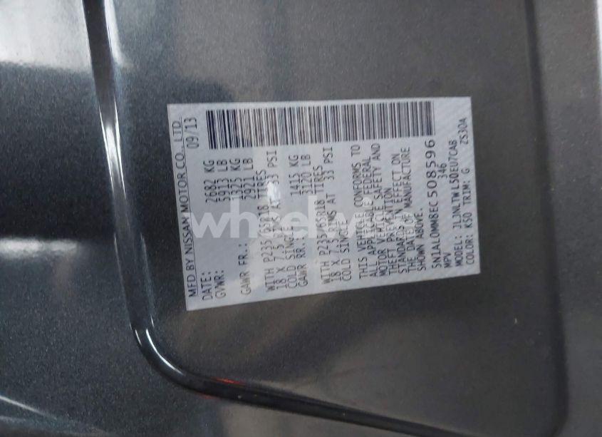 Photo 9 of 2014 Infiniti Qx60 (VIN 5N1AL0MM8EC508596)