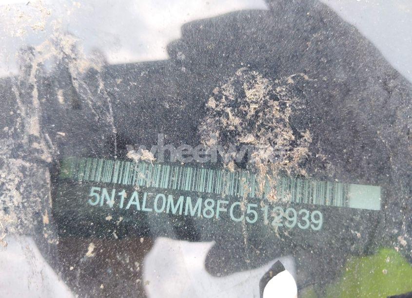 Photo 9 of 2015 Infiniti Qx60 BASE (CVT) (VIN 5N1AL0MM8FC512939)