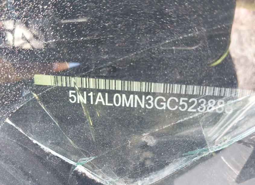 Photo 9 of 2016 Infiniti Qx60 (VIN 5N1AL0MN3GC523888)