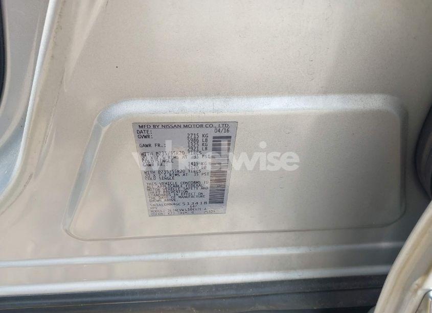 Photo 9 of 2016 Infiniti Qx60 (VIN 5N1AL0MN4GC513418)