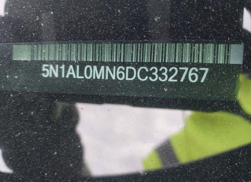 Photo 9 of 2013 Infiniti Jx35 (VIN 5N1AL0MN6DC332767)