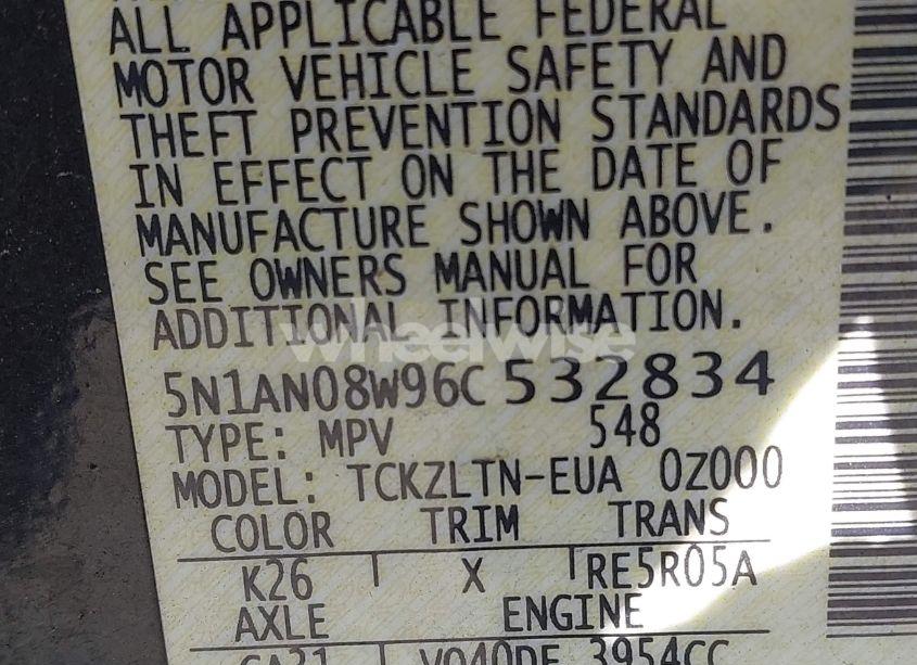 Photo 9 of 2006 Nissan Xterra SE (VIN 5N1AN08W96C532834)